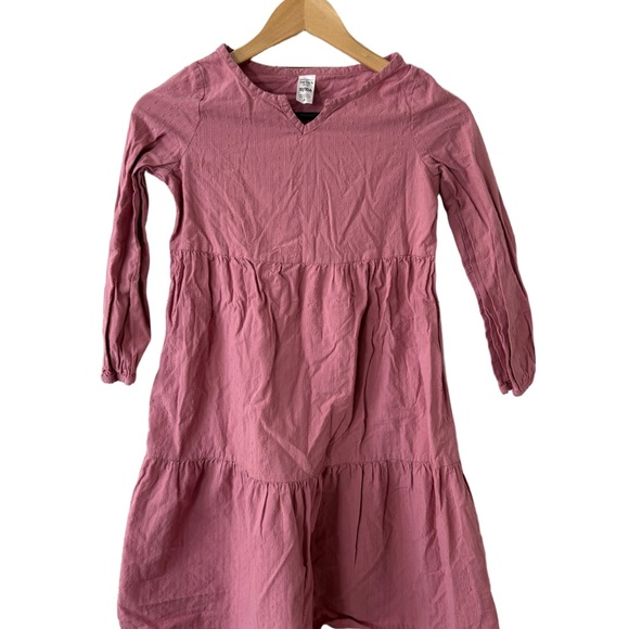 Carter’s Kids Mauve Long Sleeve Tiered Dress – Size 10/10A - Picture 1 of 5